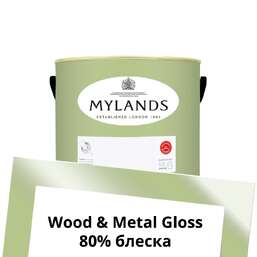 Краски Mylands Wood&Metal Paint Gloss 1 л. №187 French Green Краски Mylands Wood&Metal Paint Gloss 1 л. №187 French Green