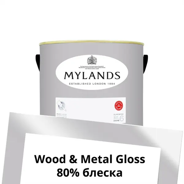 Фото Краски Mylands Wood&Metal Paint Gloss 1 л. №19 Smithfield - 1 Краски Mylands Wood&Metal Paint Gloss 1 л. №19 Smithfield - фото 1