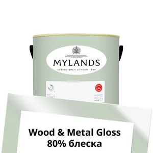 Фото Краски Mylands Wood&Metal Paint Gloss 2.5 л. №100 Chiswick - 1 Краски Mylands Wood&Metal Paint Gloss 2.5 л. №100 Chiswick - фото 1