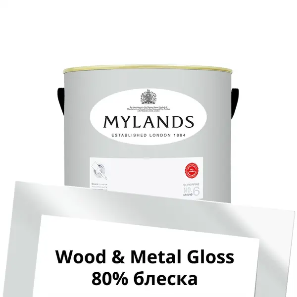 Фото Краски Mylands Wood&Metal Paint Gloss 2.5 л. №20 Elgin - 1 Краски Mylands Wood&Metal Paint Gloss 2.5 л. №20 Elgin - фото 1