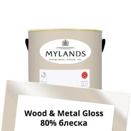 Краски Mylands Wood&Metal Paint Gloss 1 л. №72 Hoxton Grey Краски Mylands Wood&Metal Paint Gloss 1 л. №72 Hoxton Grey