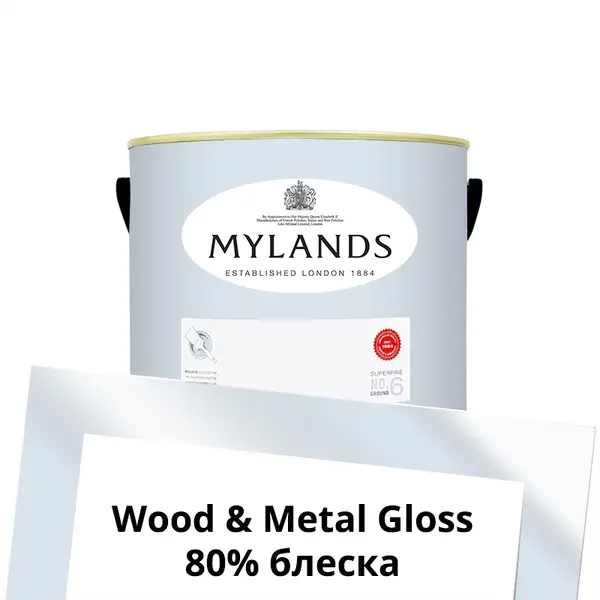 Фото Краски Mylands Wood&Metal Paint Gloss 1 л. №42 Walpole - 1 Краски Mylands Wood&Metal Paint Gloss 1 л. №42 Walpole - фото 1