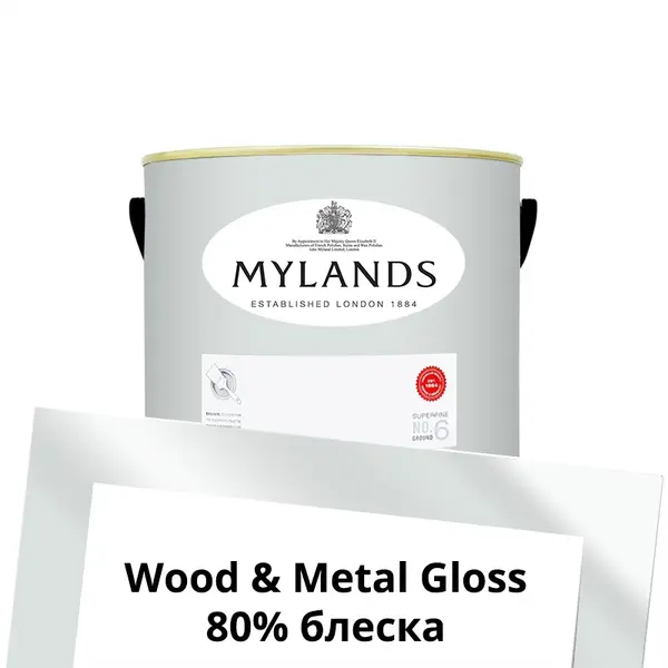 Фото Краски Mylands Wood&Metal Paint Gloss 2.5 л. №11 St Clement - 1 Краски Mylands Wood&Metal Paint Gloss 2.5 л. №11 St Clement - фото 1