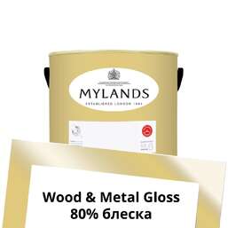Краски Mylands Wood&Metal Paint Gloss 2.5 л. №136 Pimlico Краски Mylands Wood&Metal Paint Gloss 2.5 л. №136 Pimlico