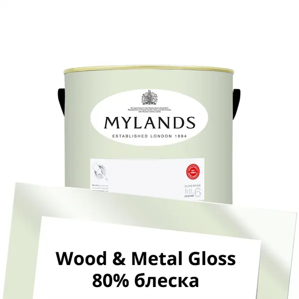 Фото Краски Mylands Wood&Metal Paint Gloss 1 л. №40 St James - 1 Краски Mylands Wood&Metal Paint Gloss 1 л. №40 St James - фото 1