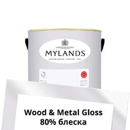 Краски Mylands Wood&Metal Paint Gloss 2.5 л. №25 Osterley Краски Mylands Wood&Metal Paint Gloss 2.5 л. №25 Osterley