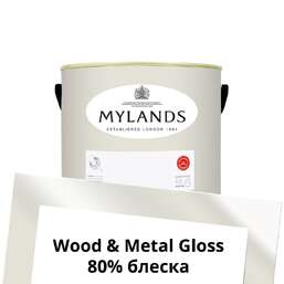 Краски Mylands Wood&Metal Paint Gloss 2.5 л. №6 Belgravia Краски Mylands Wood&Metal Paint Gloss 2.5 л. №6 Belgravia