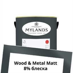Краски Mylands Wood&Metal Paint Matt 1 л. №44 Duke's House Краски Mylands Wood&Metal Paint Matt 1 л. №44 Duke's House