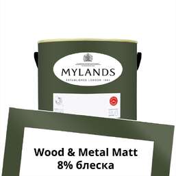 Краски Mylands Wood&Metal Paint Matt 1 л. №205 Brompton Road Краски Mylands Wood&Metal Paint Matt 1 л. №205 Brompton Road