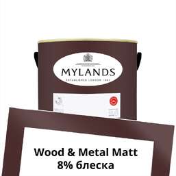 Краски Mylands Wood&Metal Paint Matt 1 л. №296 Rothschild Street Краски Mylands Wood&Metal Paint Matt 1 л. №296 Rothschild Street