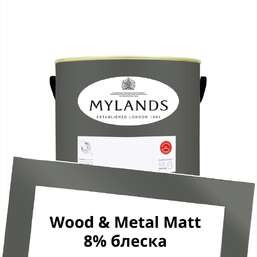 Краски Mylands Wood&Metal Paint Matt 1 л. №118 Leadenhall Краски Mylands Wood&Metal Paint Matt 1 л. №118 Leadenhall