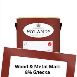 Краски Mylands Wood&Metal Paint Matt 1 л. №288 Indian Lake Краски Mylands Wood&Metal Paint Matt 1 л. №288 Indian Lake