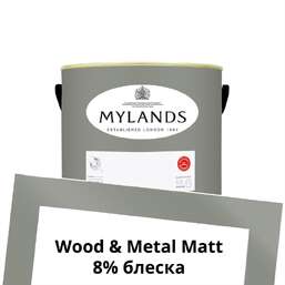 Краски Mylands Wood&Metal Paint Matt 1 л. №15 Shoreditch Краски Mylands Wood&Metal Paint Matt 1 л. №15 Shoreditch