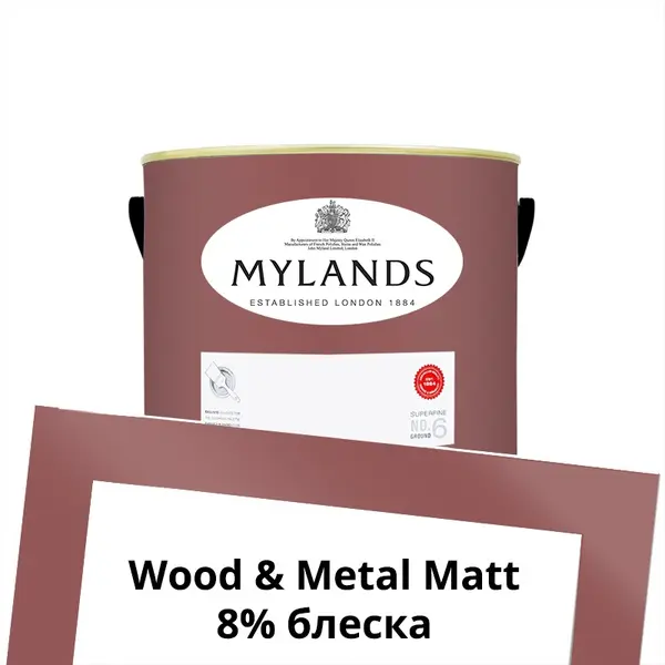 Фото Краски Mylands Wood&Metal Paint Matt 1 л. №270 Covent Garden Floral - 1 Краски Mylands Wood&Metal Paint Matt 1 л. №270 Covent Garden Floral - фото 1