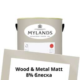Краски Mylands Wood&Metal Paint Matt 1 л. №167 Grays Inn Краски Mylands Wood&Metal Paint Matt 1 л. №167 Grays Inn