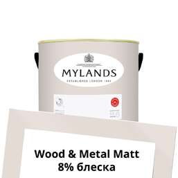 Краски Mylands Wood&Metal Paint Matt 1 л. №82 Marble Arch Краски Mylands Wood&Metal Paint Matt 1 л. №82 Marble Arch