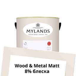 Краски Mylands Wood&Metal Paint Matt 1 л. №53 Chalk Farm Краски Mylands Wood&Metal Paint Matt 1 л. №53 Chalk Farm