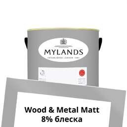 Краски Mylands Wood&Metal Paint Matt 1 л. №113 Mid Wedgwood Краски Mylands Wood&Metal Paint Matt 1 л. №113 Mid Wedgwood
