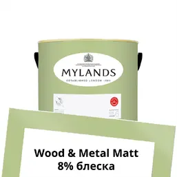 Mylands Wood&Metal Paint Matt 1 л. №187 French Green Mylands Wood&Metal Paint Matt 1 л. №187 French Green