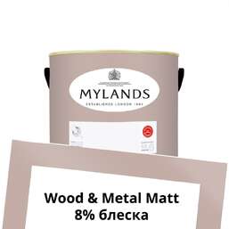 Краски Mylands Wood&Metal Paint Matt 1 л. №246 Pale Lilac Краски Mylands Wood&Metal Paint Matt 1 л. №246 Pale Lilac
