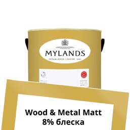 Краски Mylands Wood&Metal Paint Matt 1 л. №47 Hay Market Краски Mylands Wood&Metal Paint Matt 1 л. №47 Hay Market