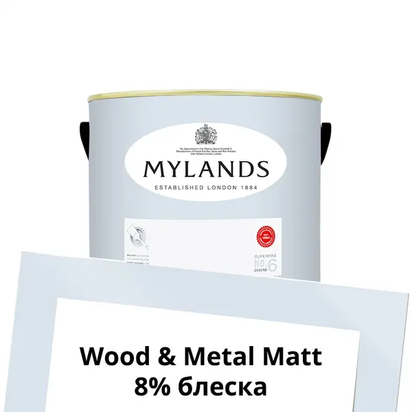 Фото Краски Mylands Wood&Metal Paint Matt 1 л. №42 Walpole - 1 Краски Mylands Wood&Metal Paint Matt 1 л. №42 Walpole - фото 1