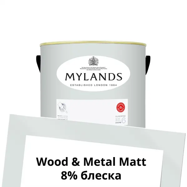Фото Краски Mylands Wood&Metal Paint Matt 1 л. №11 St Clement - 1 Краски Mylands Wood&Metal Paint Matt 1 л. №11 St Clement - фото 1