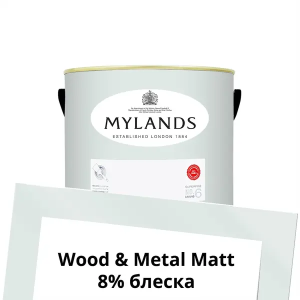 Фото Краски Mylands Wood&Metal Paint Matt 1 л. №13 Syon Park - 1 Краски Mylands Wood&Metal Paint Matt 1 л. №13 Syon Park - фото 1