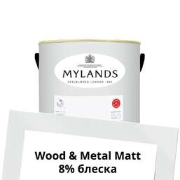 Краски Mylands Wood&Metal Paint Matt 1 л. №3 Cotton Street Краски Mylands Wood&Metal Paint Matt 1 л. №3 Cotton Street