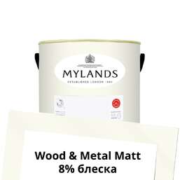Краски Mylands Wood&Metal Paint Matt 1 л. №12 Acanthus Leaf Краски Mylands Wood&Metal Paint Matt 1 л. №12 Acanthus Leaf