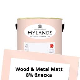 Краски Mylands Wood&Metal Paint Matt 1 л. №243 Palmerston Pink Краски Mylands Wood&Metal Paint Matt 1 л. №243 Palmerston Pink