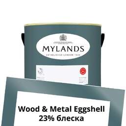 Краски Mylands Wood&Metal Paint Eggshell 2.5 л. №232 Eaton Square Краски Mylands Wood&Metal Paint Eggshell 2.5 л. №232 Eaton Square