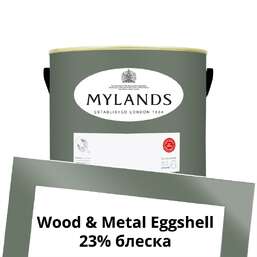 Краски Mylands Wood&Metal Paint Eggshell 2.5 л. №168 Myrtle Green Краски Mylands Wood&Metal Paint Eggshell 2.5 л. №168 Myrtle Green