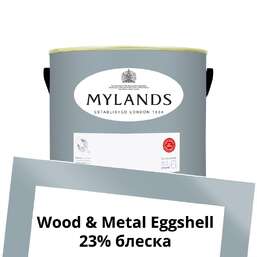 Краски Mylands Wood&Metal Paint Eggshell 2.5 л. №222 Bridge Blue Краски Mylands Wood&Metal Paint Eggshell 2.5 л. №222 Bridge Blue