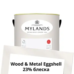 Фото Краски Mylands Wood&Metal Paint Eggshell 2.5 л. №51 White Hart - 1 Краски Mylands Wood&Metal Paint Eggshell 2.5 л. №51 White Hart - фото 1