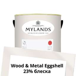 Краски Mylands Wood&Metal Paint Eggshell 2.5 л. №51 White Hart Краски Mylands Wood&Metal Paint Eggshell 2.5 л. №51 White Hart