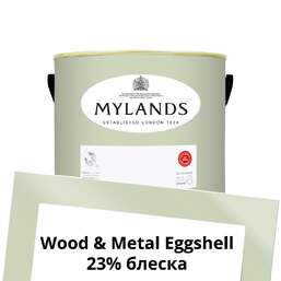 Краски Mylands Wood&Metal Paint Eggshell 2.5 л. №95 Mint Street Краски Mylands Wood&Metal Paint Eggshell 2.5 л. №95 Mint Street
