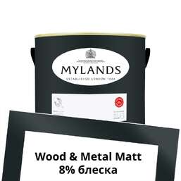 Краски Mylands Wood&Metal Paint Matt 2.5 л. №219 Bond Street Краски Mylands Wood&Metal Paint Matt 2.5 л. №219 Bond Street
