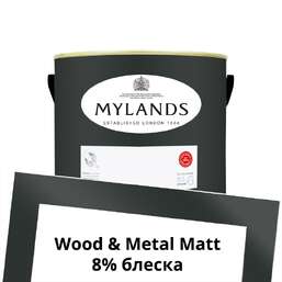 Краски Mylands Wood&Metal Paint Matt 2.5 л. №10 Downing Street Краски Mylands Wood&Metal Paint Matt 2.5 л. №10 Downing Street