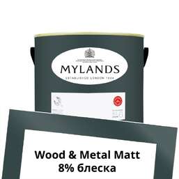 Краски Mylands Wood&Metal Paint Matt 2.5 л. №38 Borough Market Краски Mylands Wood&Metal Paint Matt 2.5 л. №38 Borough Market