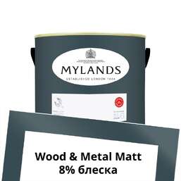 Краски Mylands Wood&Metal Paint Matt 2.5 л. №236 Maritime Краски Mylands Wood&Metal Paint Matt 2.5 л. №236 Maritime