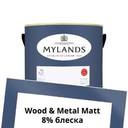 Краски Mylands Wood&Metal Paint Matt 2.5 л. №34 Observatory Краски Mylands Wood&Metal Paint Matt 2.5 л. №34 Observatory