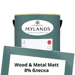 Краски Mylands Wood&Metal Paint Matt 2.5 л. №216 Burlington Arcade Краски Mylands Wood&Metal Paint Matt 2.5 л. №216 Burlington Arcade