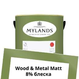 Краски Mylands Wood&Metal Paint Matt 2.5 л. №201 Primrose Hill Краски Mylands Wood&Metal Paint Matt 2.5 л. №201 Primrose Hill