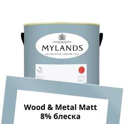 Краски Mylands Wood&Metal Paint Matt 2.5 л. №229 Bedford Square Краски Mylands Wood&Metal Paint Matt 2.5 л. №229 Bedford Square