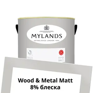 Фото Краски Mylands Wood&Metal Paint Matt 2.5 л. №85 Chambers Gate - 1 Краски Mylands Wood&Metal Paint Matt 2.5 л. №85 Chambers Gate - фото 1