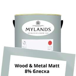 Краски Mylands Wood&Metal Paint Matt 2.5 л. №112 Hawkesmoor Краски Mylands Wood&Metal Paint Matt 2.5 л. №112 Hawkesmoor