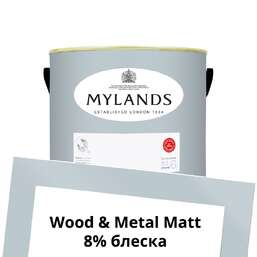 Краски Mylands Wood&Metal Paint Matt 2.5 л. №210 Lambeth Walk Краски Mylands Wood&Metal Paint Matt 2.5 л. №210 Lambeth Walk