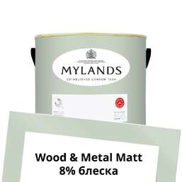 Краски Mylands Wood&Metal Paint Matt 2.5 л. №100 Chiswick Краски Mylands Wood&Metal Paint Matt 2.5 л. №100 Chiswick
