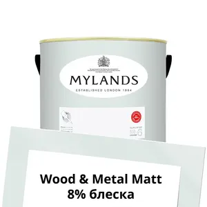 Фото Краски Mylands Wood&Metal Paint Matt 2.5 л. №13 Syon Park - 1 Краски Mylands Wood&Metal Paint Matt 2.5 л. №13 Syon Park - фото 1